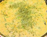 A picture of step 12 of Methi matar malai restaurant style.