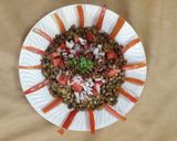 A picture of step 3 of Masala moong.