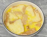 Foto langkah ke 4 dari resep Puding Kukus Roti Tawar.