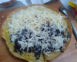 Foto langkah ke 3 dari resep Martabak manis teflon.