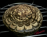 A picture of step 13 of Eggless Marble Cake.