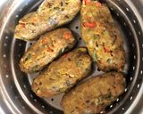 A picture of step 3 of Mixed Veg. Muthia (Steamed Veggie Dumplings - Gujarati Style).