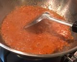 A picture of step 2 of Tofu Eggplant with chili and tomato sauce (Terong Balado).