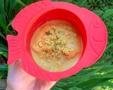 Foto langkah ke 5 dari resep MPASI 6m menu lengkap - bubur opor ayam.