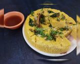 A picture of step 3 of Super spongy instant Besan Dhokla.