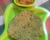 बाजरे पालक का पराठा (Bajre palak ka paratha recipe in hindi) रेसिपी चरण 3 फोटो