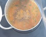 A picture of step 4 of Mixed spaghetti #4weeks challenge.