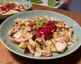 Foto del paso 7 de la receta: Gnocchis con salsa de remolacha y pechuga de pollo