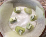 Foto del paso 3 de la receta: Melón con yogurt y galletas