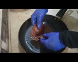 A picture of step 4 of Chocolate wafers.