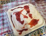 Foto del paso 5 de la receta: Barritas de cheesecake con mermelada de fresas