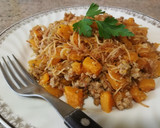 Foto del paso 9 de la receta: Fideuá con pollo y calabaza