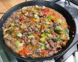 Une image de l'étape 13 de Gratin de thiéré au bœuf, légumes et emmental.