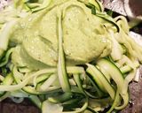 Hình bước làm 2 của món "Zoodles" in Avocado Pesto Sauce