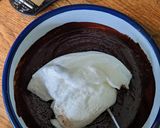A picture of step 8 of Marmalade dark chocolate brownies - for Father's day.