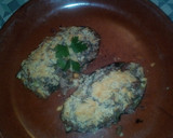 Foto del paso 4 de la receta: Berenjenas rellenas de carne picada y calabacín