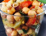A picture of step 3 of Simple chana chaat.