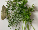 A picture of step 1 of Parsnip, Carrot and Tarragon Soup.
