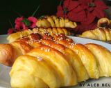 Foto langkah ke 4 dari resep Roti Manis Pisang Coklat.