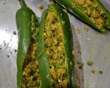 A picture of step 2 of Stuffed chilly.