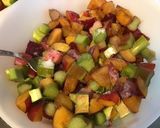 Une image de l'étape 4 de Compote de prunes, rhubarbe et coco.