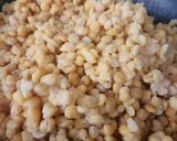 A picture of step 3 of Chana dal Onion Patti Samosa.