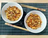 Foto del paso 6 de la receta: Udon noodles de gambas y verduras con salsa de pato Pekín