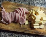 Foto del paso 2 de la receta: Omelette de jamón y queso