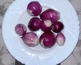 Gyors marinált lilahagyma édesítőszerrel (forralásmentes) 🧅💜 recept fázis 1 fotója