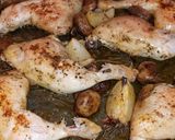 A picture of step 4 of My Saturday night roasted chicken 🍗.