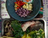 Foto langkah ke 1 dari resep 67. Tongseng Jantung Pisang Kepala Patin.