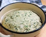 Túrós-medvehagymás pogácsa recept fázis 3 fotója