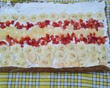 Une image de l'étape 6 de Biscuit roulé aux fruits 🍌🍓🍍.