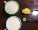 A picture of step 2 of Coconut Ladoo.