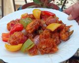 मशरूम चिली (mushroom chili recipe in marathi) रेसिपी स्टेप 6 फोटो 