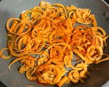 A picture of step 1 of Sweet potatoes nest.