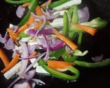 A picture of step 1 of Paneer roll.