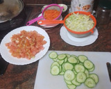 Foto del paso 2 de la receta: Rodajas de merluza asadas con ensalada