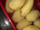 Papas con cheddar