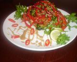 Фото кроку 7 до Тёплый салат из говядины в тайском стиле.!Вкусно,сытно и красиво.