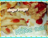 A picture of step 1 of #Zinger_Burger_&_Broast! #RamadanKiTayari.