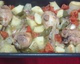 Foto del paso 2 de la receta Pollo con verduras mediterráneas al horno