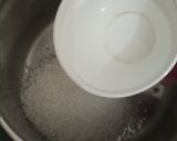 A picture of step 1 of Kunafeh.
