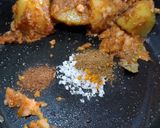 A picture of step 5 of Egg Curry.
