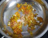 A picture of step 1 of Hot and sour soup.
