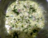 A picture of step 2 of Brinjal Raita.