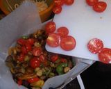 Φωτογραφία βήματος 17 της συνταγής Κατσαρόλα με μακαρόνια στο φούρνο, με λουκάνικα και πιπεριές
