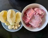 Hình bước làm 1 của món Sườn bò nướng