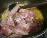 A picture of step 1 of Beef karahi.