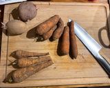 A picture of step 1 of Seasonal soup, early April edition.